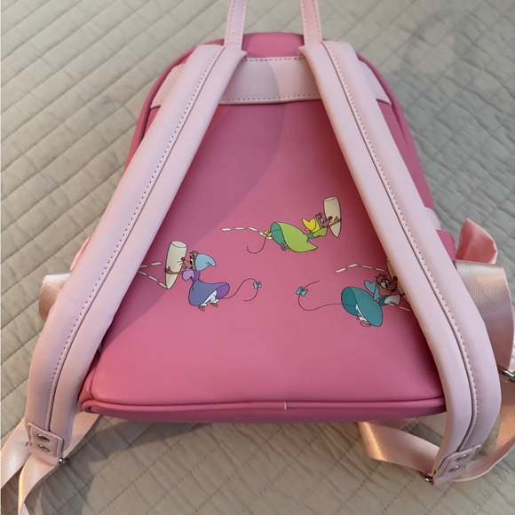 Loungefly Pink Cinderella Disney Mini Backpack - Picture 2 of 4